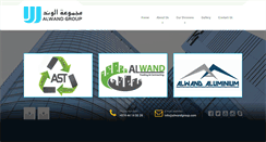 Desktop Screenshot of alwandgroup.com